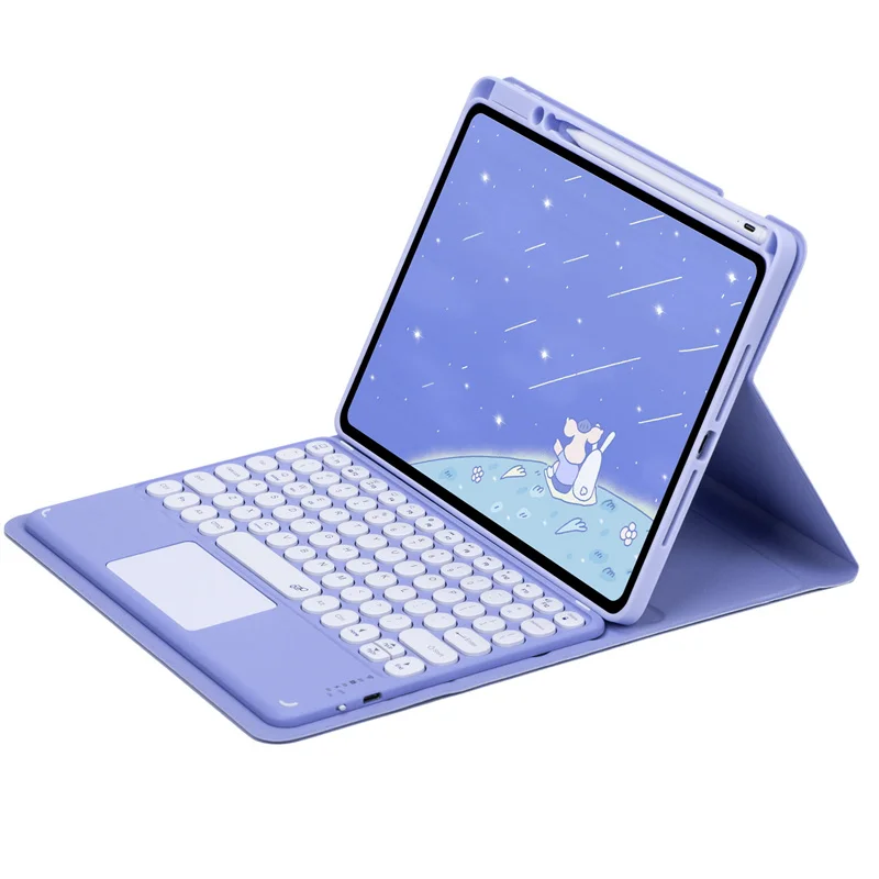 Imagem -04 - Capa para Ipad Pro 11 Case 2024 m4 com Teclado 360 Rotação Magnética Tablet Case Funda para Ipad Air 11 Polegada 2024 m2 Teclado