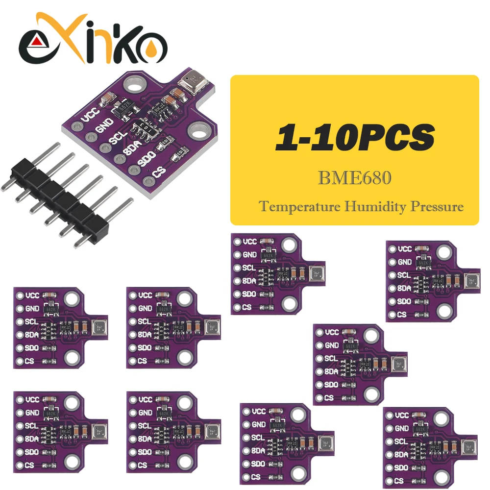 1-10pcs BME680 CJMCU-680 High Altitude Module Digital Temperature Humidity Pressure Sensor Development Board