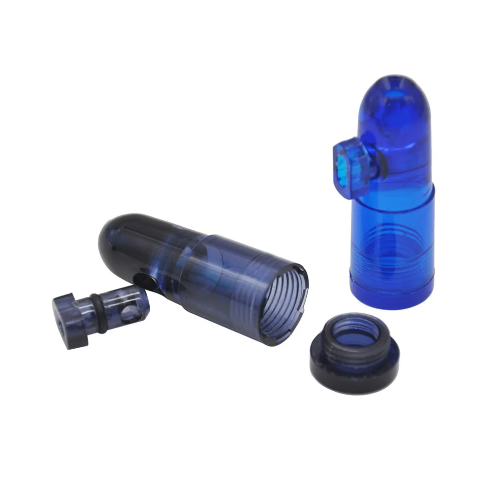 High Quality Acrylic Bullet Dispenser Plastic Storage Bottle Smoking Accessories