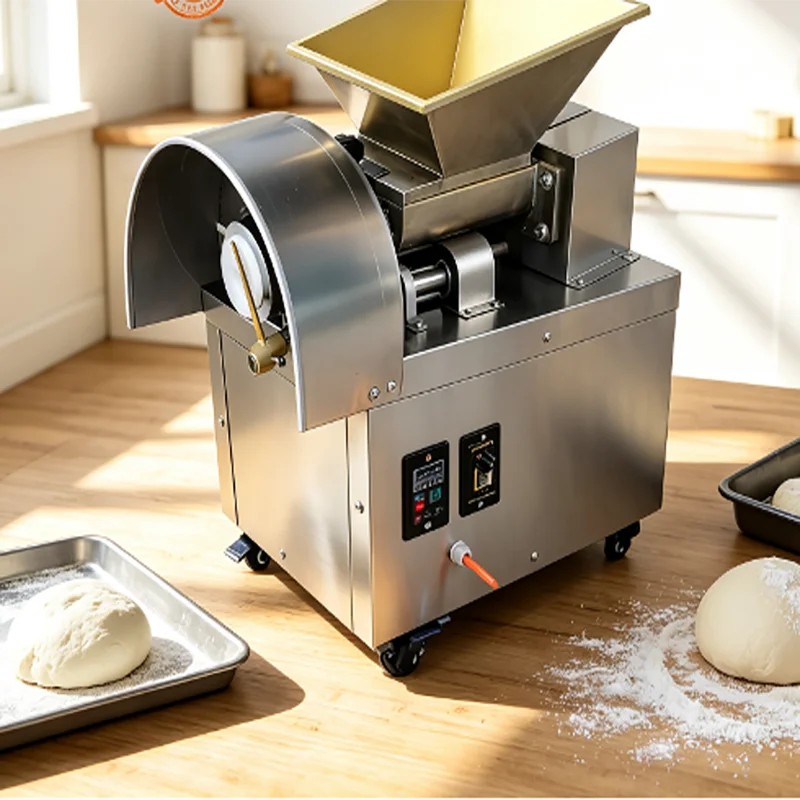 Electric Motor High Capacity Commercial Automatic Bread Dough Divider & Cutting Machine