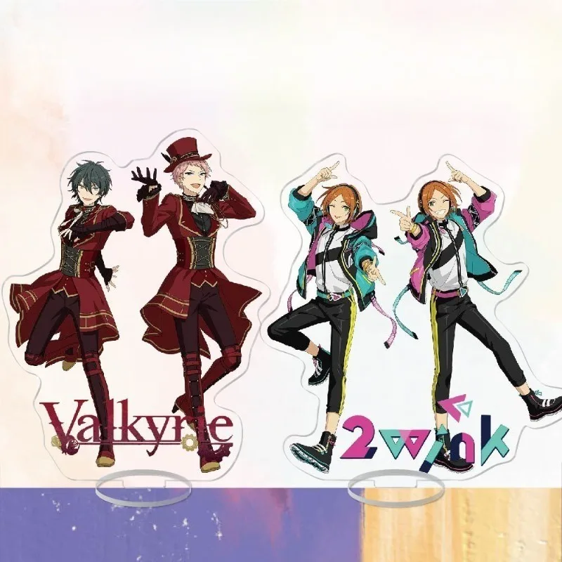 Game Ensemble Stars Boy Group Acrilico Stand Figura Unità maschile Trickstar Desk Decor Display Regali di compleanno Accessori cosplay