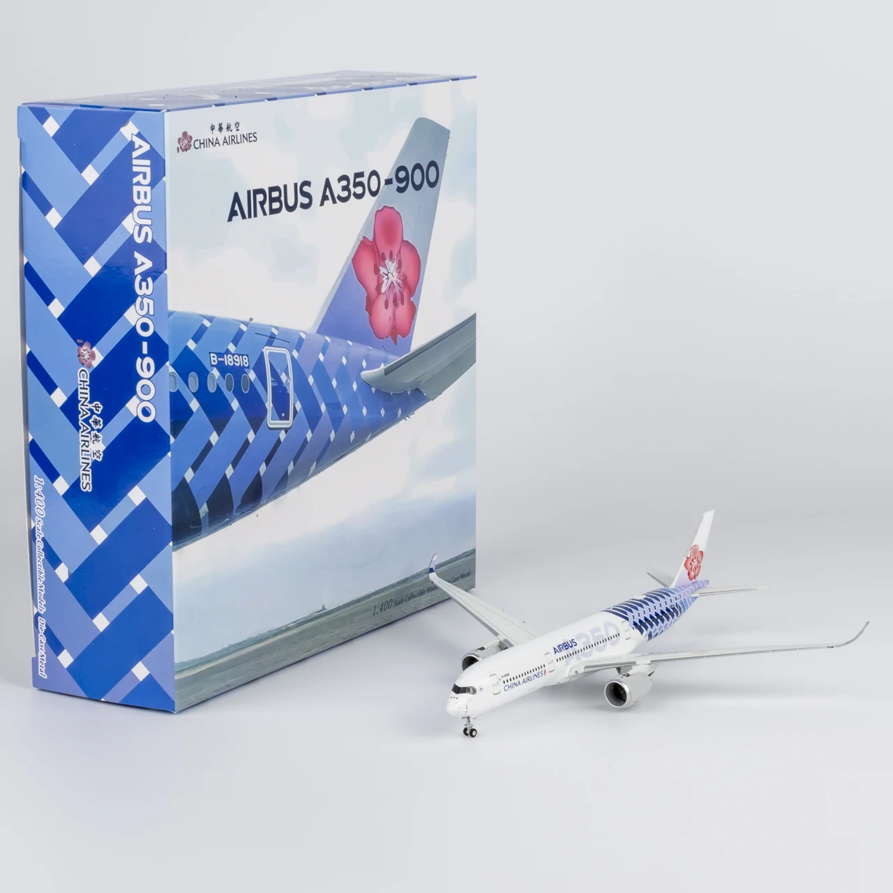 

Коллекционная модель самолета из сплава 39116, подарок, NG Models, масштаб 1:400, China Airlines "SkyTeam", Airbus A350-900, литая модель реактивного самолета, B-18918