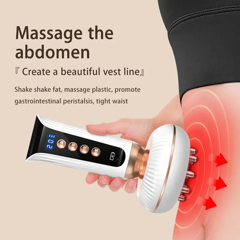 Professional Electric Meridian Massage Brush Set - Body Scraping Therapy Kit for Relaxation