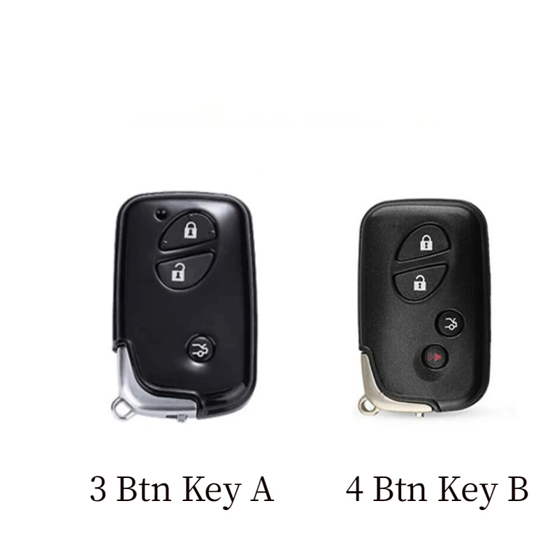 4 Buttons Carbon ABS Car Key Case Cover Fob for Lexus GS430 ES350 GS350 LX570 IS350 RX350 IS250 Key Shell