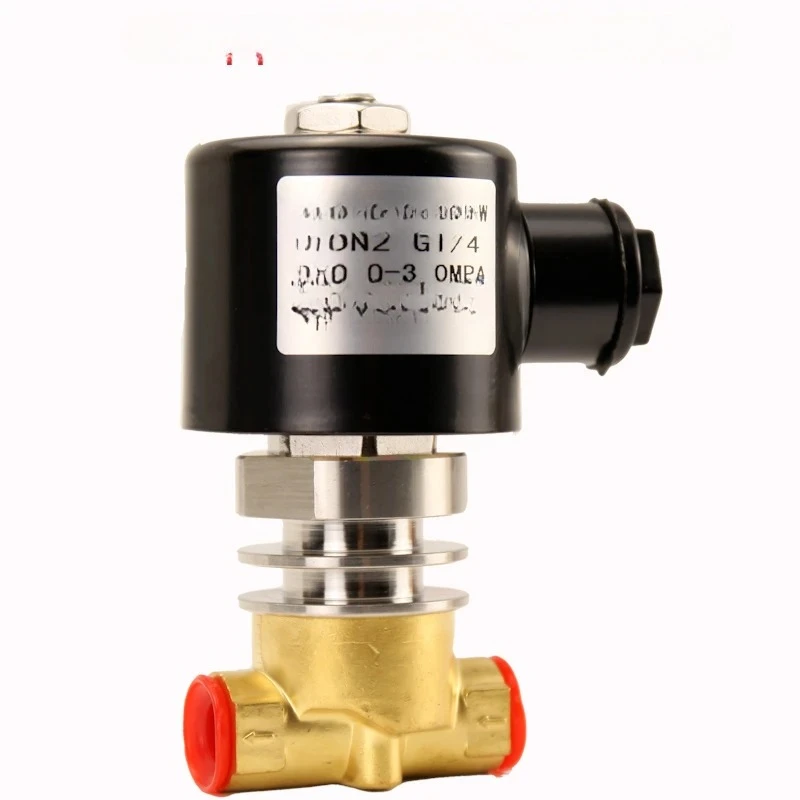 صمام الملف اللولبي للبخار 200 درجة/صمام مقاوم لدرجات الحرارة العالية/صمام بخار فائق التسخين/صمام الملف اللولبي 4 نقاط