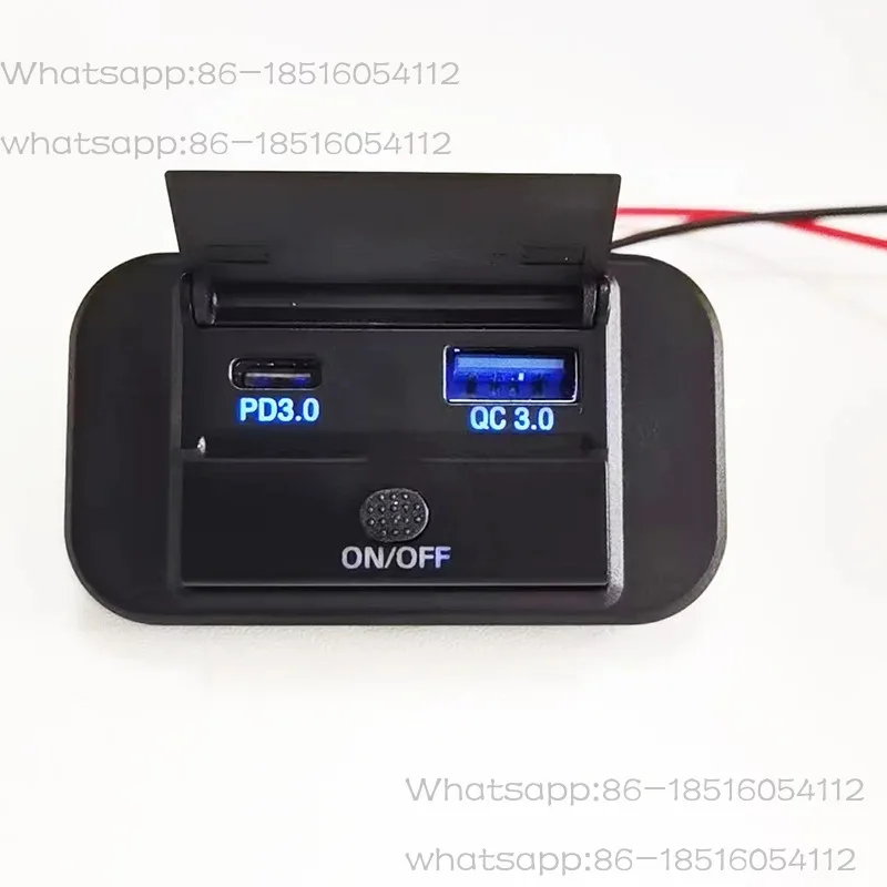 New car RV motorcycle modified USB & Type-C fast charging port PDUSB