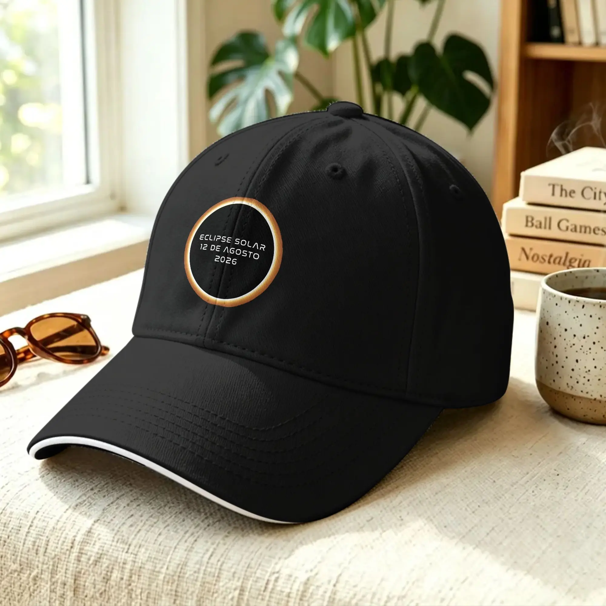 Iceland Total Solar Eclipse August 2026  Baseball Cap  Street Style Hip Hop Hats Summer Unisex-Teens Outdoor Gym Baseball Caps