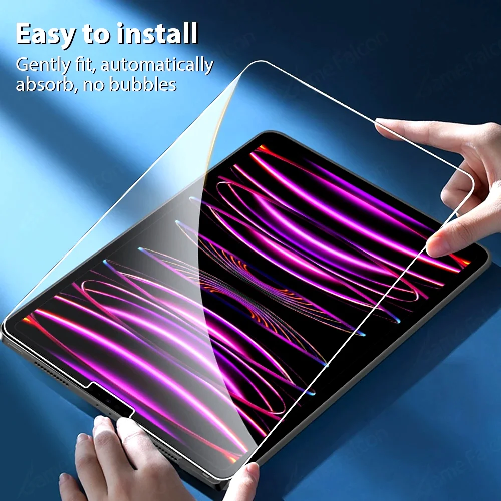 Tempered Glass Screen Protector For iPad A16 Pro 11 12.9 13 M5 M4 10th 10 Generation Air M3 5 4 3 7th 8th 9th 10.2 Mini 6 7 Film view 4