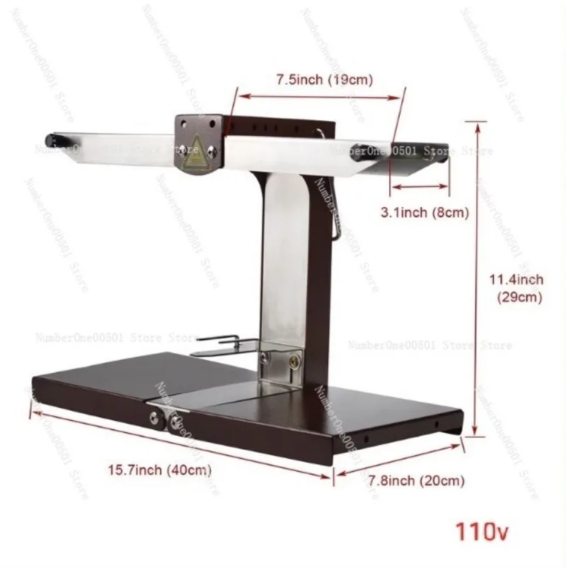 20230001 Electric Cheese Melter Triangular Semicircle Cheese Heater