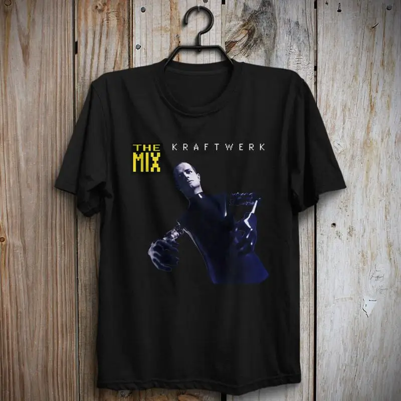 

Футболка The Mix Remix Kraftwerk с электронной музыкой Ralf Hutter Florian Schneider