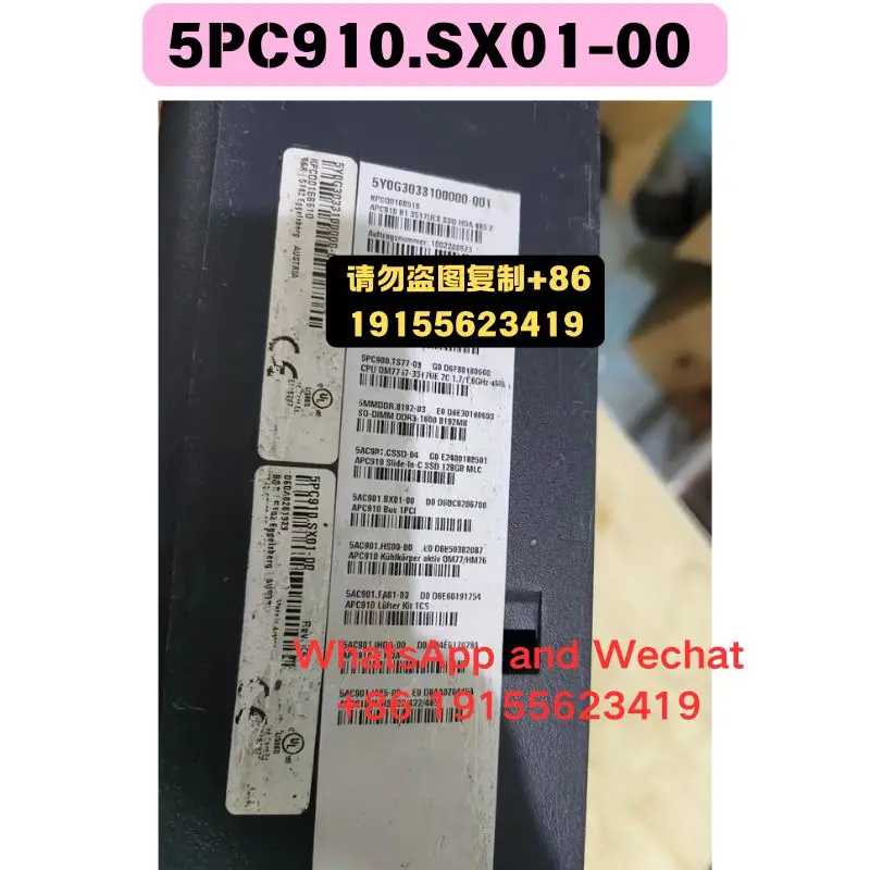 

Использованные OEM-детали, демонтированные с разборки, 5PC910.SX01-00, функциональный тест IPC пройден, быстрая доставка.