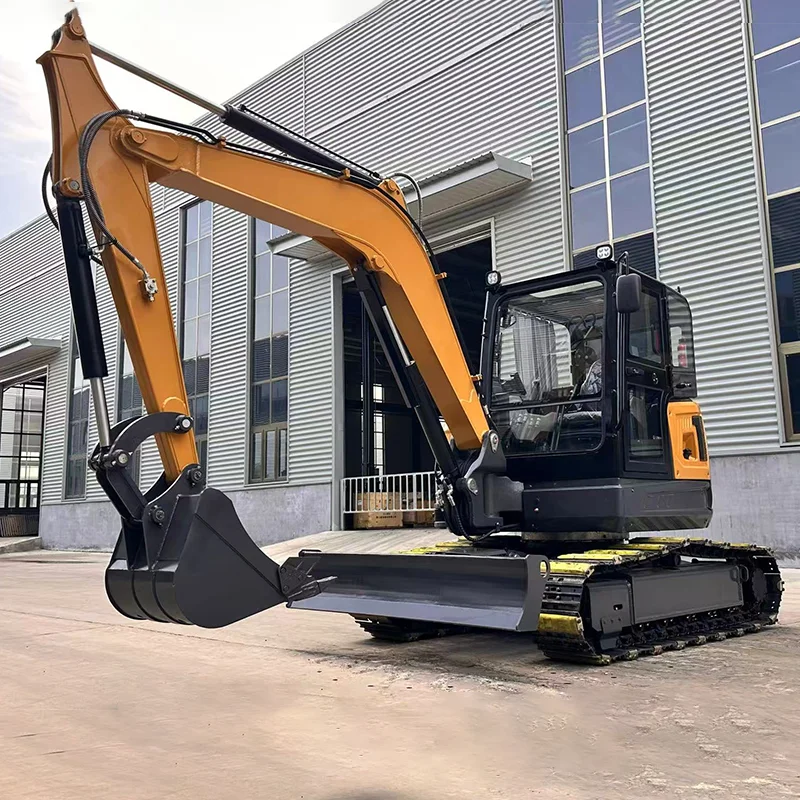 

Customized OKW65 Mini Excavator 6.5 Ton EPA Engine Crawler Digger Chinese Farm Use Small Excavator Machine