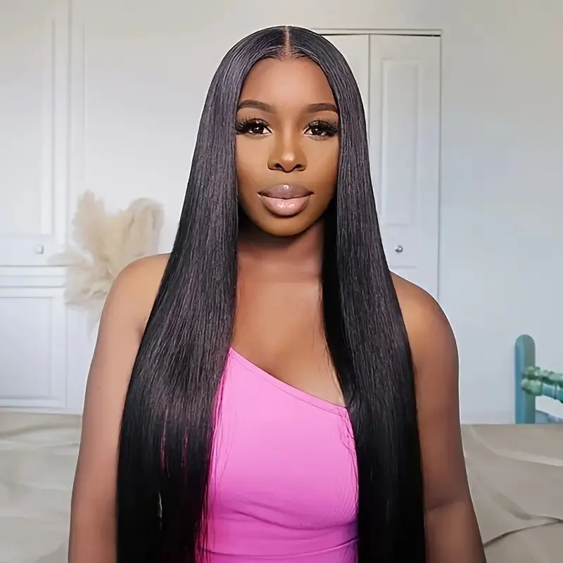 Rosabeauty 30 40 Inch 13x6 Human Hair 13X4 Frontal 5X5 Glueless Ready to Wear Wigs 250% For Women Straight Lace Front Wig