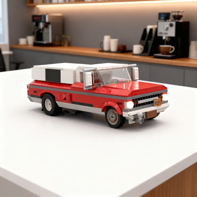 

404pcs MOC Farmtruck City Champions Model Building Blocks Creative Display Gift Collectible Decor Kids Premium Adult Desk Home