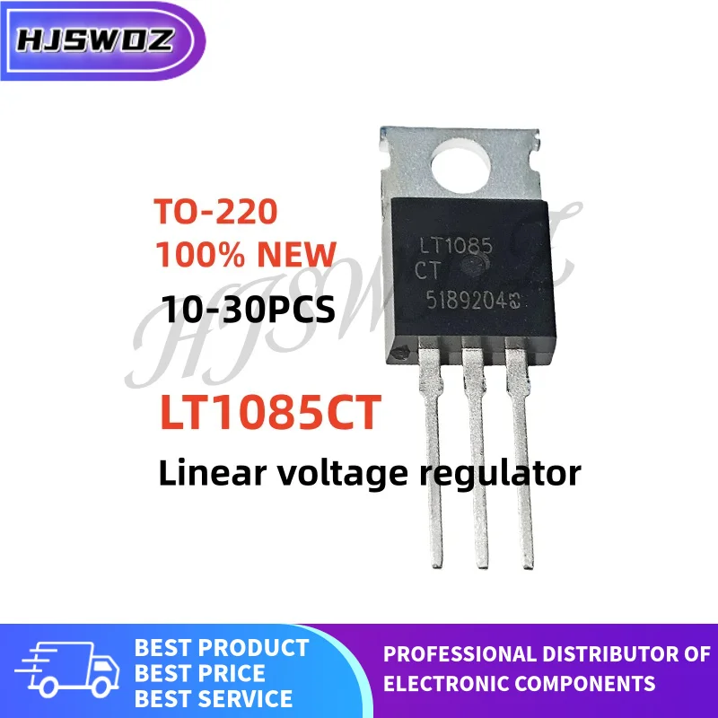 10~30PCS Brand New LT1085CT LT1085 TO-220 Three-terminal Linear voltage regulator