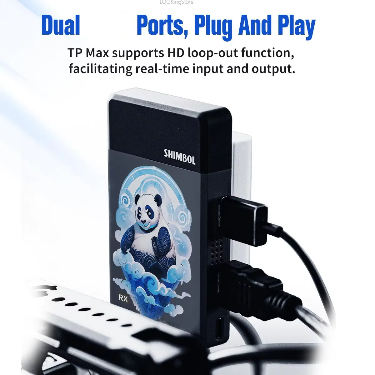 SHIMBOL TP MAX نظام نقل الفيديو اللاسلكي 1080P مجموعة استقبال جهاز إرسال الصور 350 متر/1000 قدم المدى 0.07 ثانية الكمون