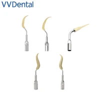 Puntas de escalador Dental ultrasónico VV para implante, puntas de limpieza de dientes de ortodoncia de cerámica, compatibles con unidad EMS WOODPECKER-UDS