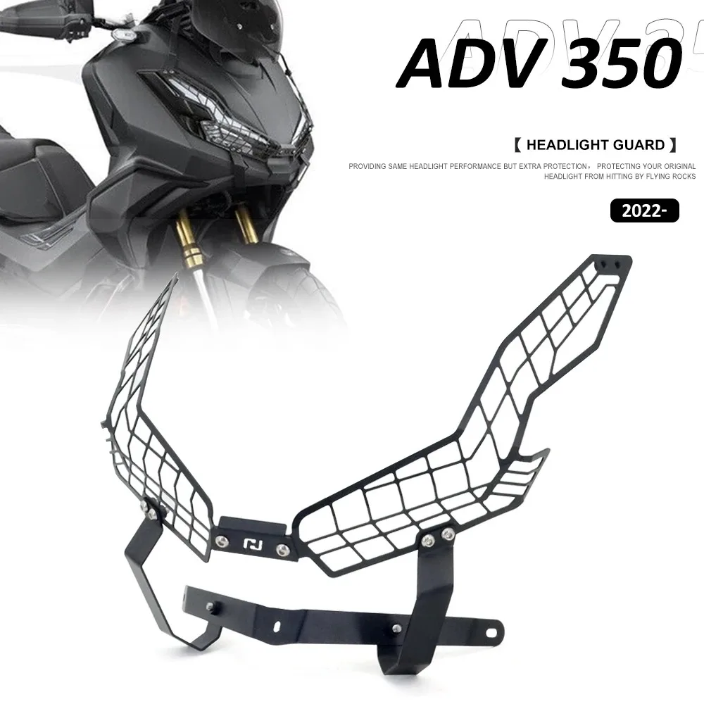 

New 2022 2023 Head light Guard Front Headlight Headlamp Grille Guard Cover Protector For HONDA ADV-350 ADV350 ADV 350 adv 350