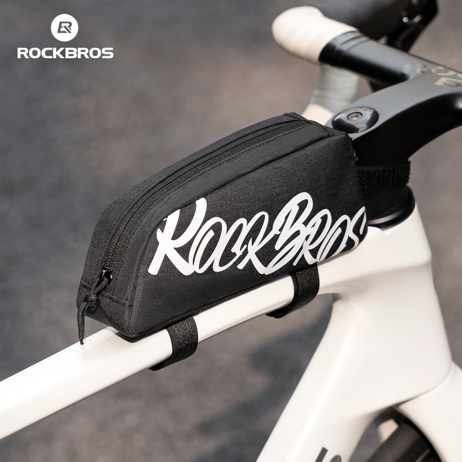 

ROCKBROS Cycling Bags 0.8L Top Tube Package Waterproof Bicycle Bag Large Capacity Reflective MTB Road Bike Bags Accessories