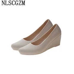 High Heels Shoes for Women 2024 Talons Hauts Woman Pumps Wedges Shoes for Women High Heels Sexy Office Shoes Women туфлитанкетке