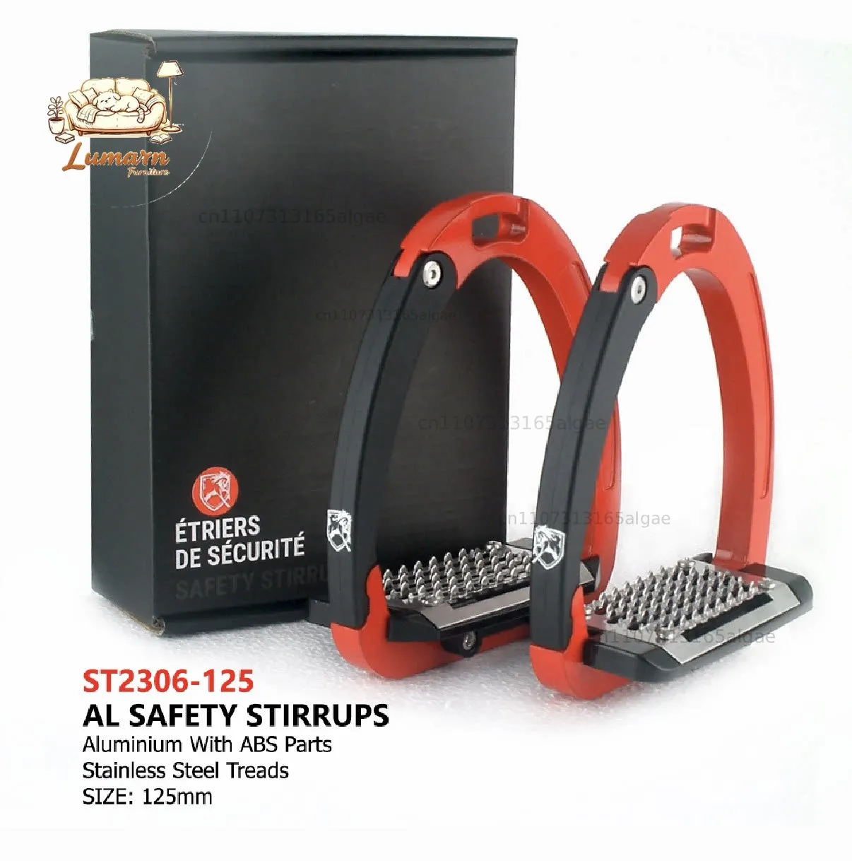 Safety stirrup equestrian equipment full set of stirrup lightweight aluminum alloy material