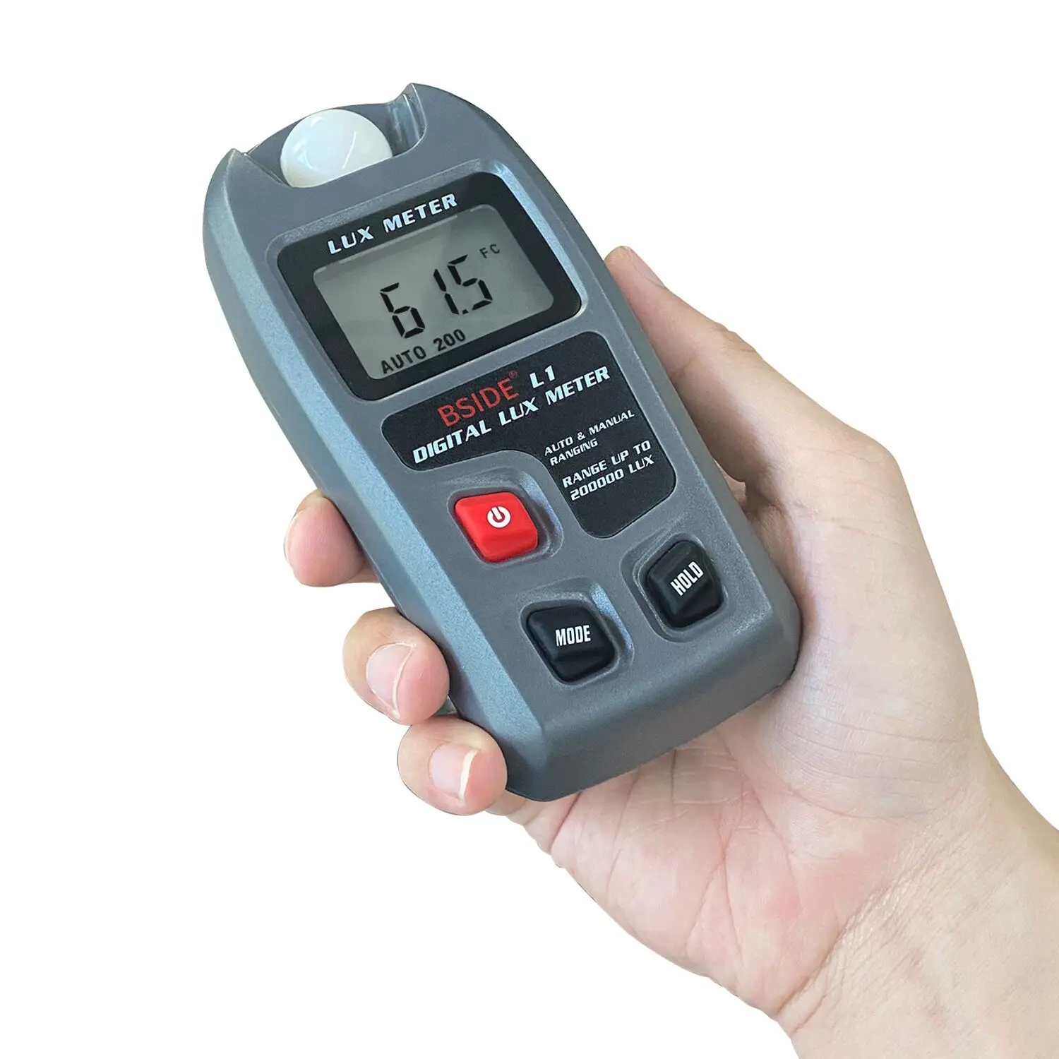 TK HOT BSIDE  Light Meter Digital Illuminance Meter Handheld Lux Tester LCD 0-200,000 Lux/Fc Pocket Luxmeter Photometer Grow Pla