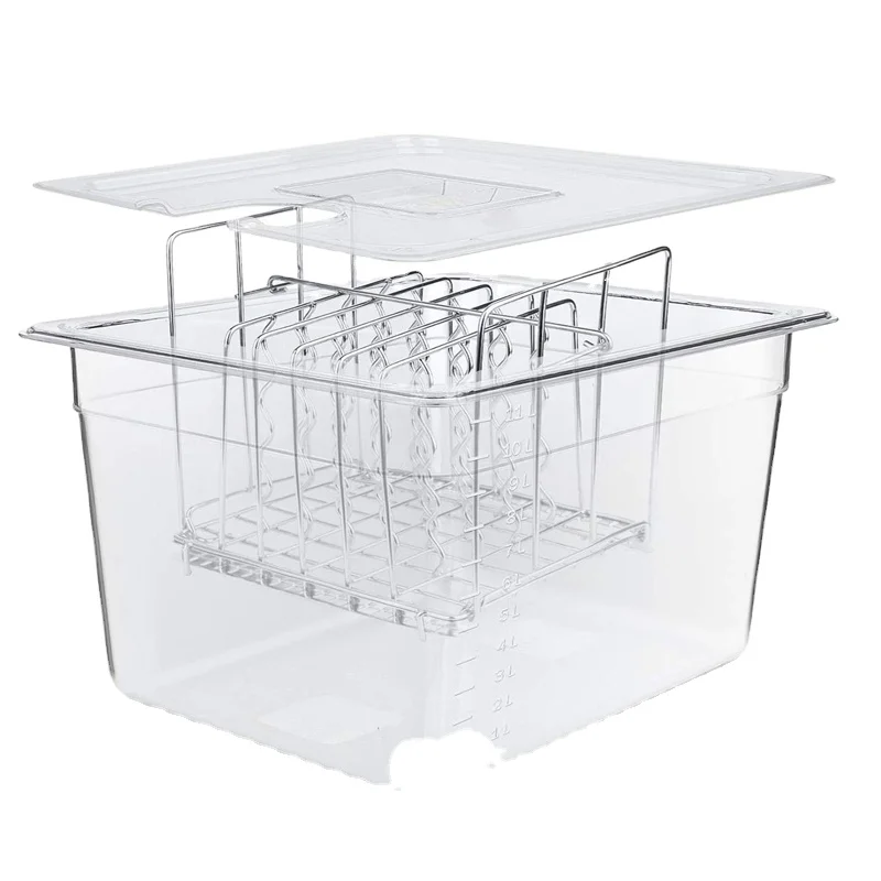 

Professional Supplier Adjustable Household Stainless Steel Rack Best 11L Container with Lid Thermometer Slow Cooker