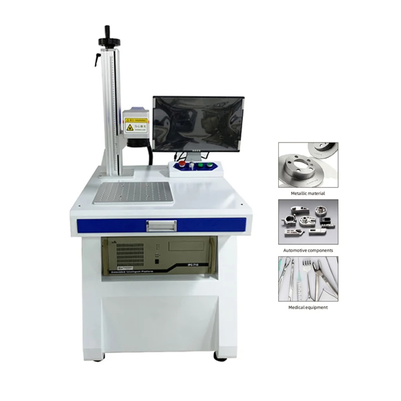 

Desktop Fiber l ase r Engraving Machine Marking Machine Metal l ase r Printing Engraving Machine Factory