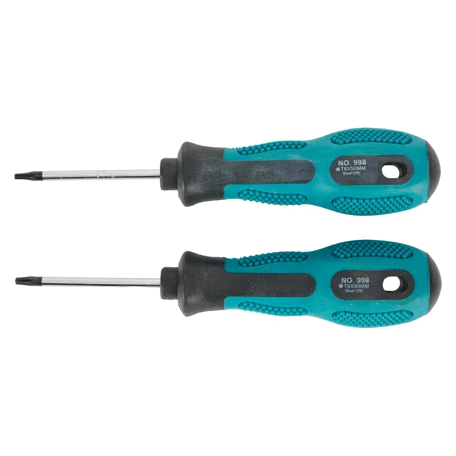 Chave de fenda torx leve, furo suspenso conveniente, alça granular macia, adequada para motocicletas e bicicletas, T6T10