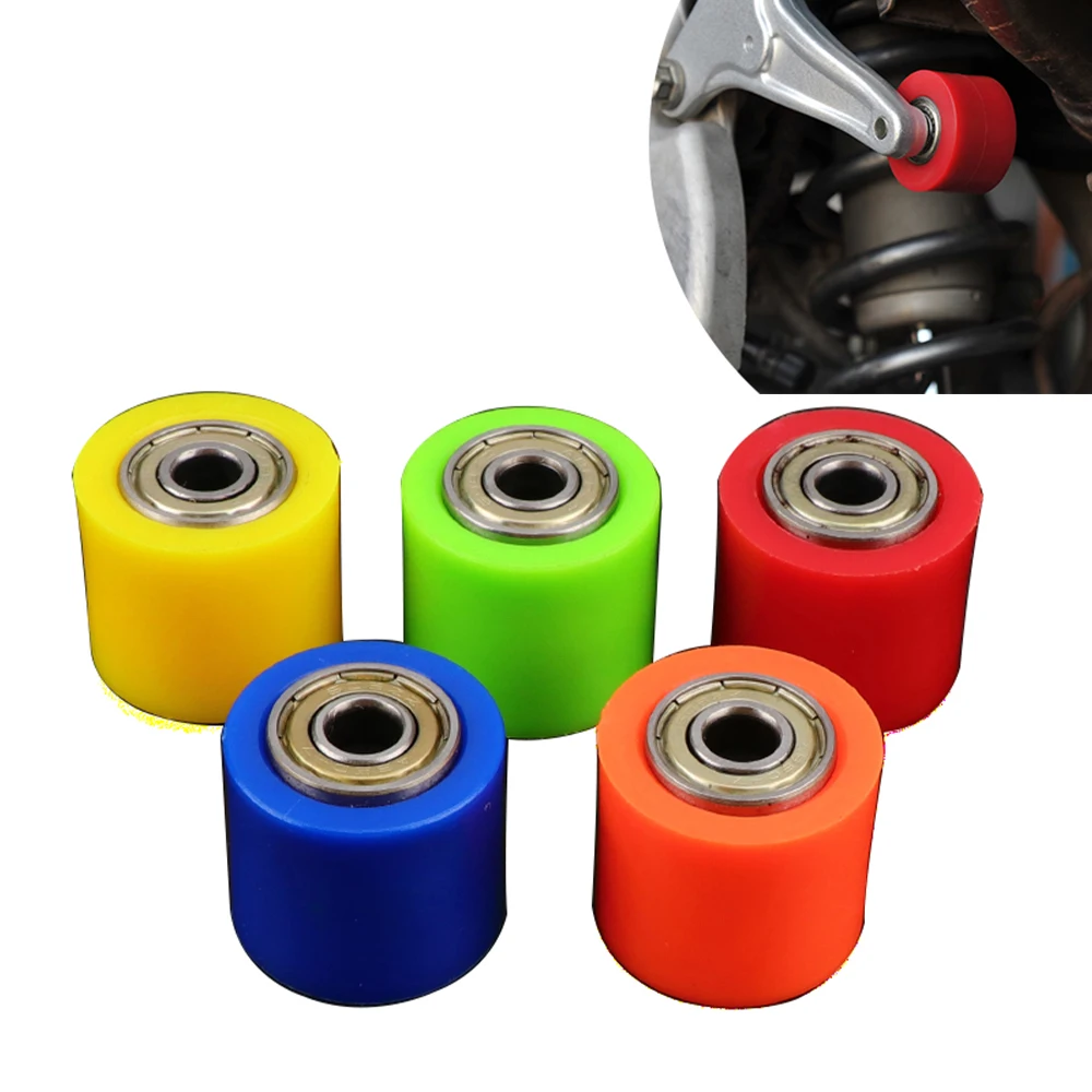 

Motorcycle 8mm 10mm Drive Chain Roller Pulley Wheel Slider Tensioner Wheel Guide For Dirt Pit Bike Enduro ATV Honda CRF CR XR