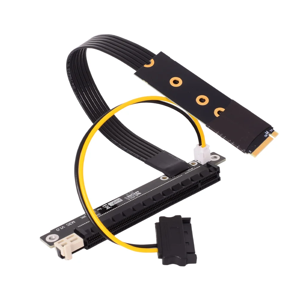 Riser M.2 NVMe naar PCI-E 3.0 / 4.0 x16 GPU-verlengkabel voor RTX3090 RX6800xt GTX RTX Mining NVIDIA AMD videokaartuitbreiding