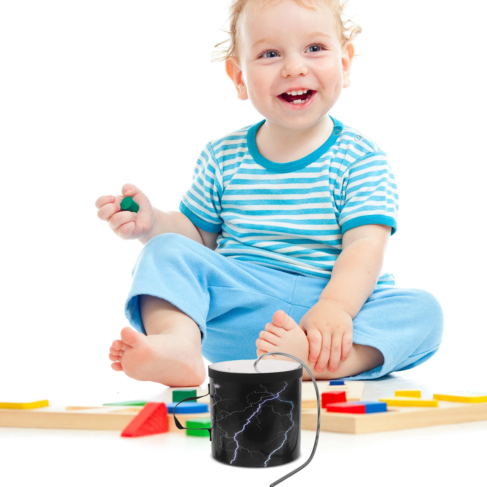 

Thunder Sound Simulation Drum Shaker for Sports Events Parties and Early Childhood Music Education Thunder Drum