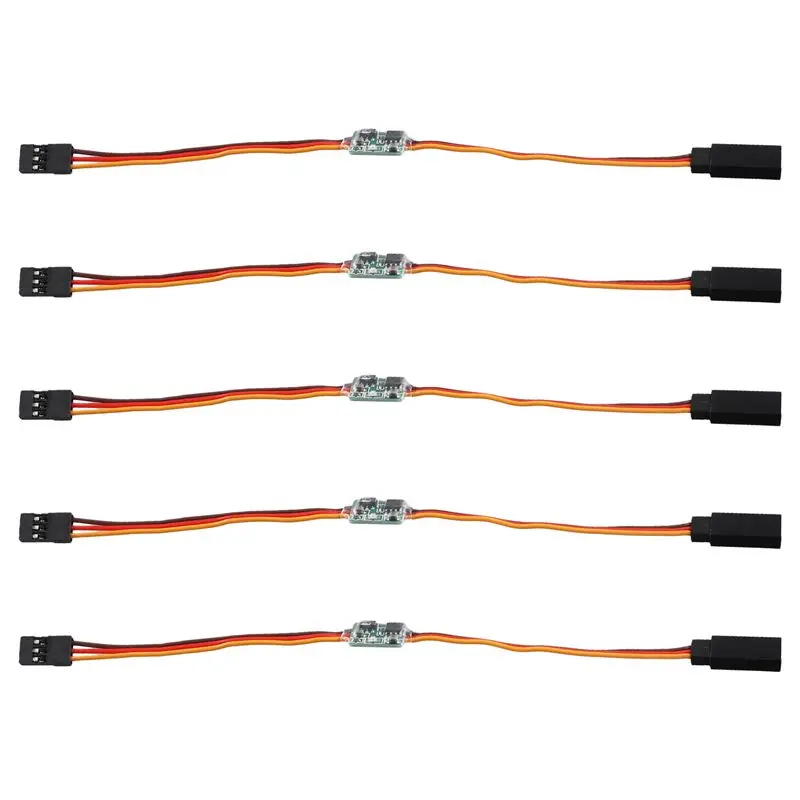 FBIL-5PCS Universal 3.6V-24V 5A Servo Signal Reverser For Rc Servo For JR Aeroplane V-Tail RC Accessories