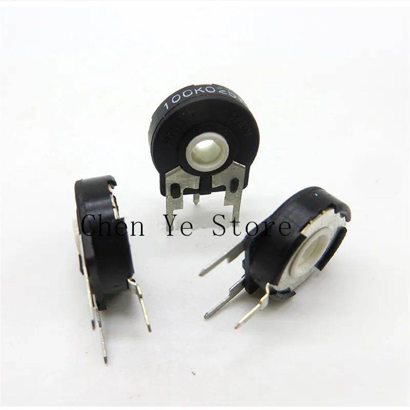 10PCS Imported PIHER Spanish variable resistance PT15-100K 104 vertical oval hole adjustable potentiometer