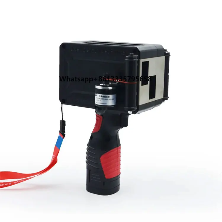 

Newest 48mm 2 Head Handheld Inkjet Printer Big Characters 5 Inch Touch Screen Handy Batch Coding Machine