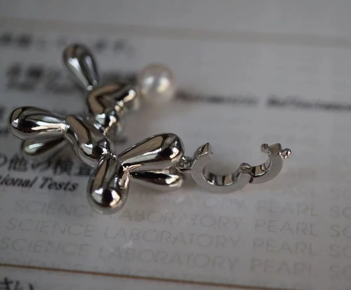 Love Horse 925 Sterling Silver Pendant Mounts Base Findings Settings Mountings Jewelry Fittings for 7-8mm Pearls 3pcs/lot