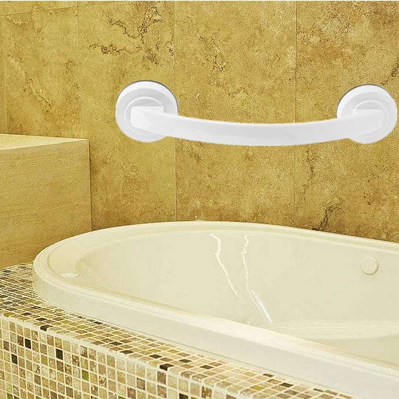 1pc Suction Cup Handle No Screw Shower Door Handle Glass Door Handle Plastic Handle Crystal Handle