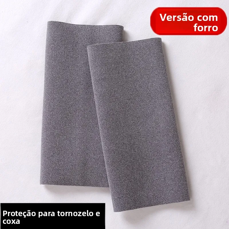 サーマルアンクルサポートソックス男性用女性用フリース裏地付きレッグプロテクター関節プロテクターデルボブランド家庭用冬用ギア