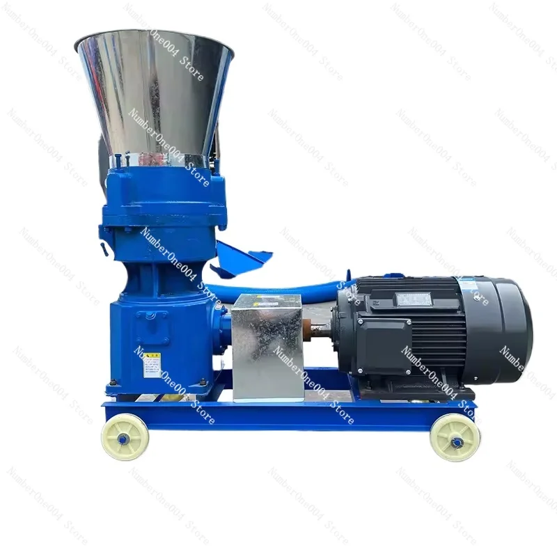 For High Efficiency Fish Feed Pellet Machine Small Animal Food Pelletizer Machine for Animal Feeds