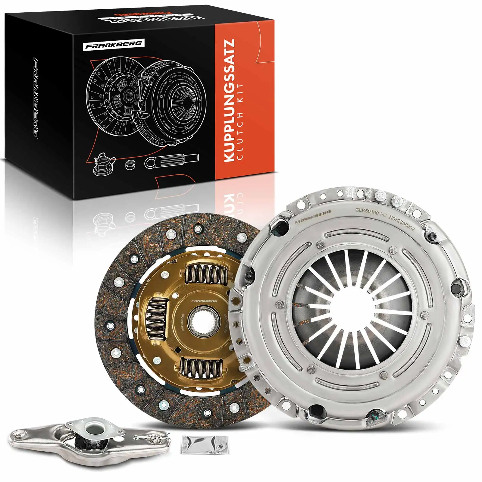 Frankberg 1x koppelingsset voor VW Load UP Polo UP! Seat Ibiza IV Sportcoupe ST Mii Skoda Citigo Fabia III Kombi 04 C141016C