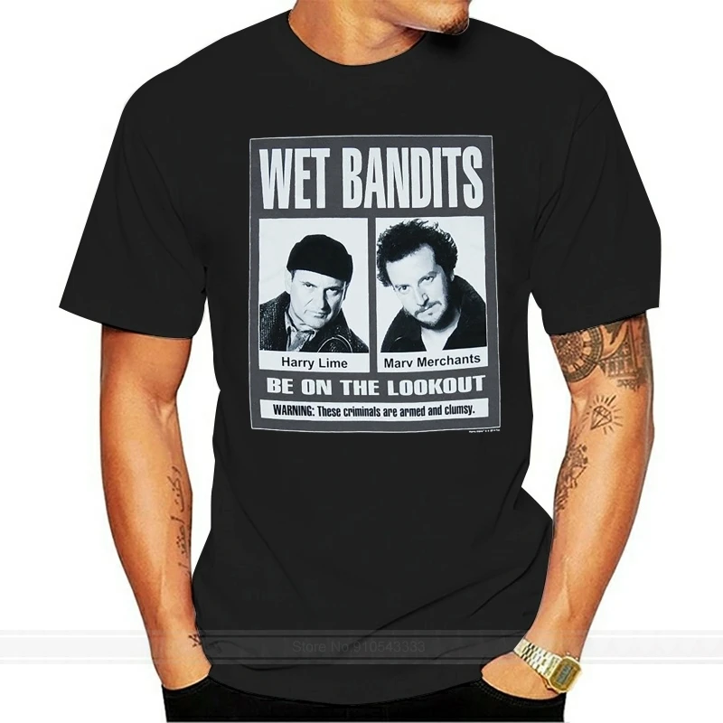 Home Alone Wet Bandits T-Shirt High Quality Tee Shirt cotton tshirt men summer fashion t-shirt euro size