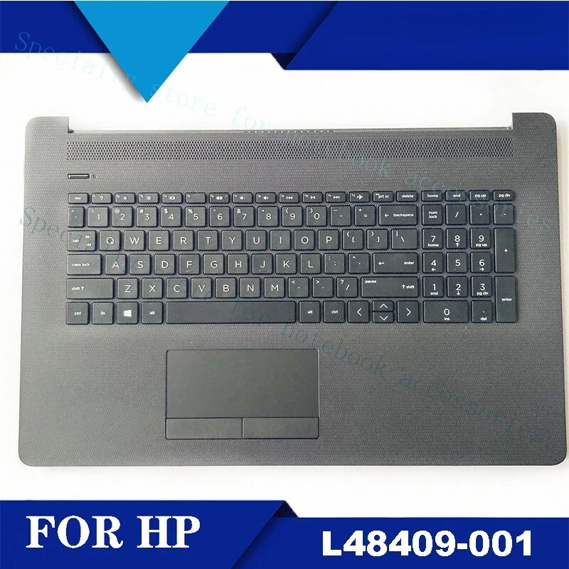 

A+ L48409-001 Palmrest For HP 17-BY 17-CA C Shell WIth Keyboard Black 2019