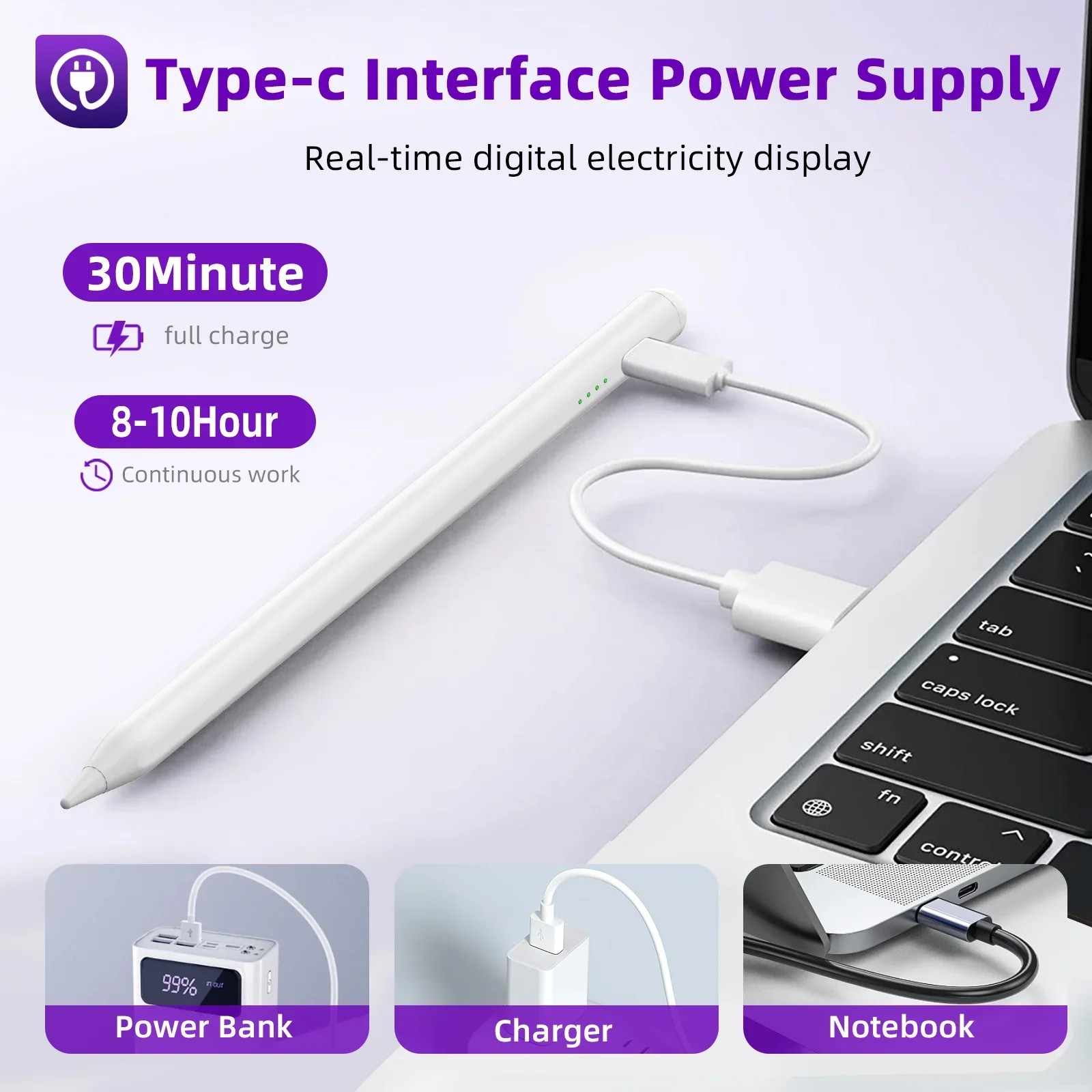 Universal Stylus Pen for iPad iPhone Samsung Huawei Xiaomi Tablet Mobile Phone Precise Touch Screen Drawing Capacitive Pen