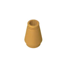 MOC PARTS Model GDS-606 NOSE CONE SMALL 1X1 compatible with lego 4589 6188 59900 64288 children\'s toys Assembles Building Blocks