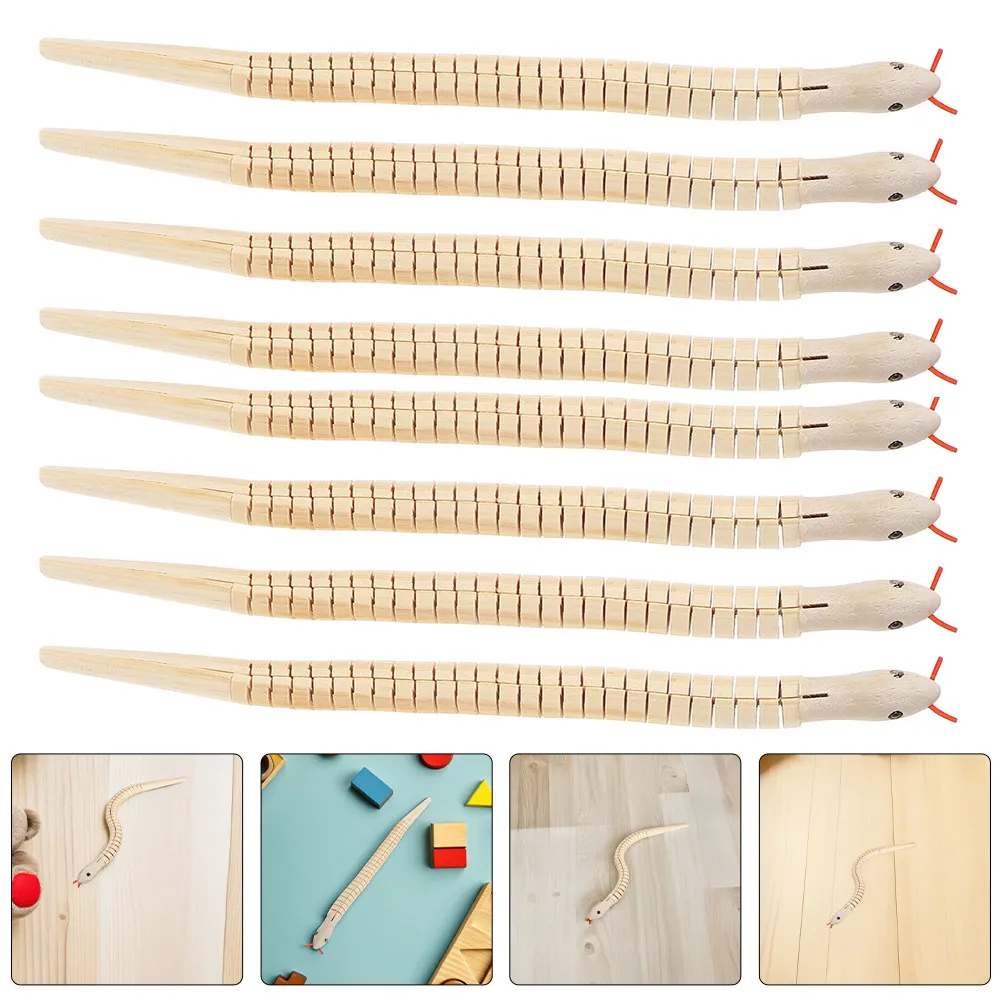 12pcs-wooden-snake-set-natural-unfinished-30cm-realistic-flexible-snake-props-for-kids-pranks-crafts-parties-decorations