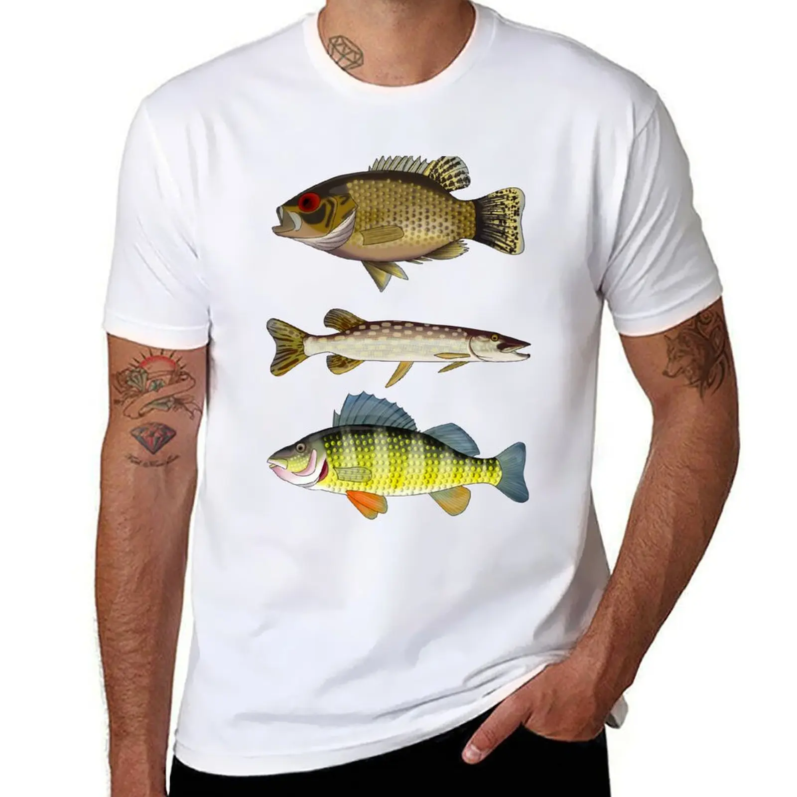

Lake Fish Trio T-Shirt essential t shirt t shirts designer T-Shirt