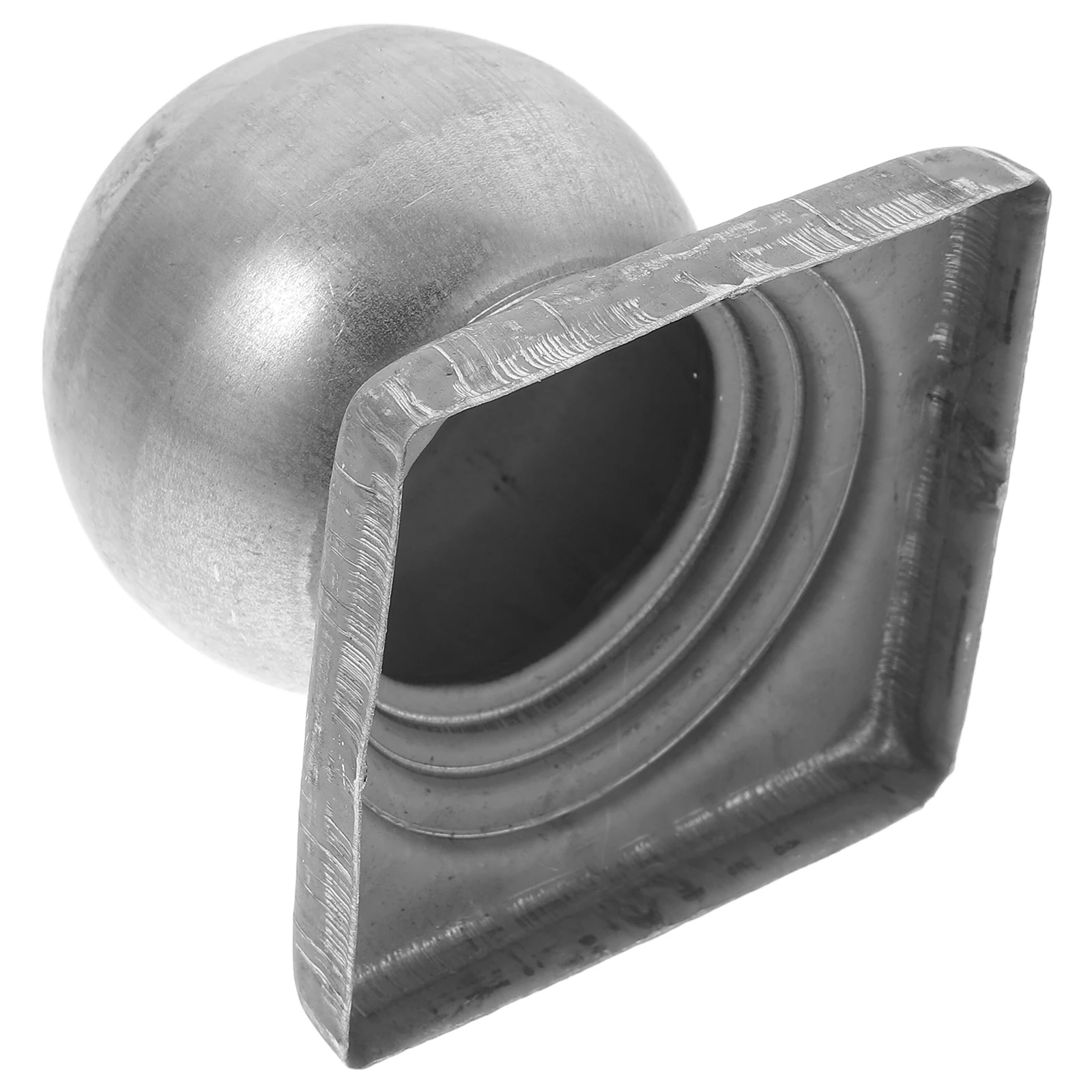 

Square Tube Column Cap Round Fence Post Protector Durable Metal Fence Supply Waterproof Decorative Toppers Corridors Post