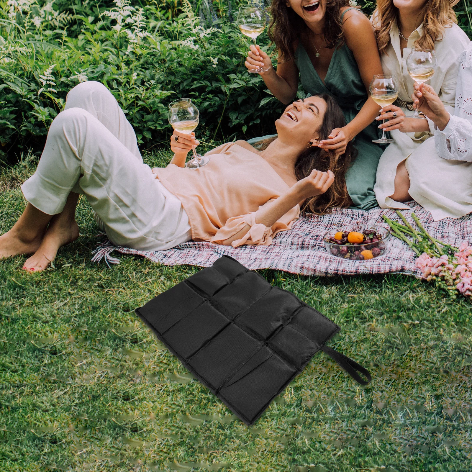 

Folding Cushion Seat Pad for Dining Chairs Outdoor Travel Non Slip Chair Pads Sit Mat Oxford Cloth Foam Camping Hiking