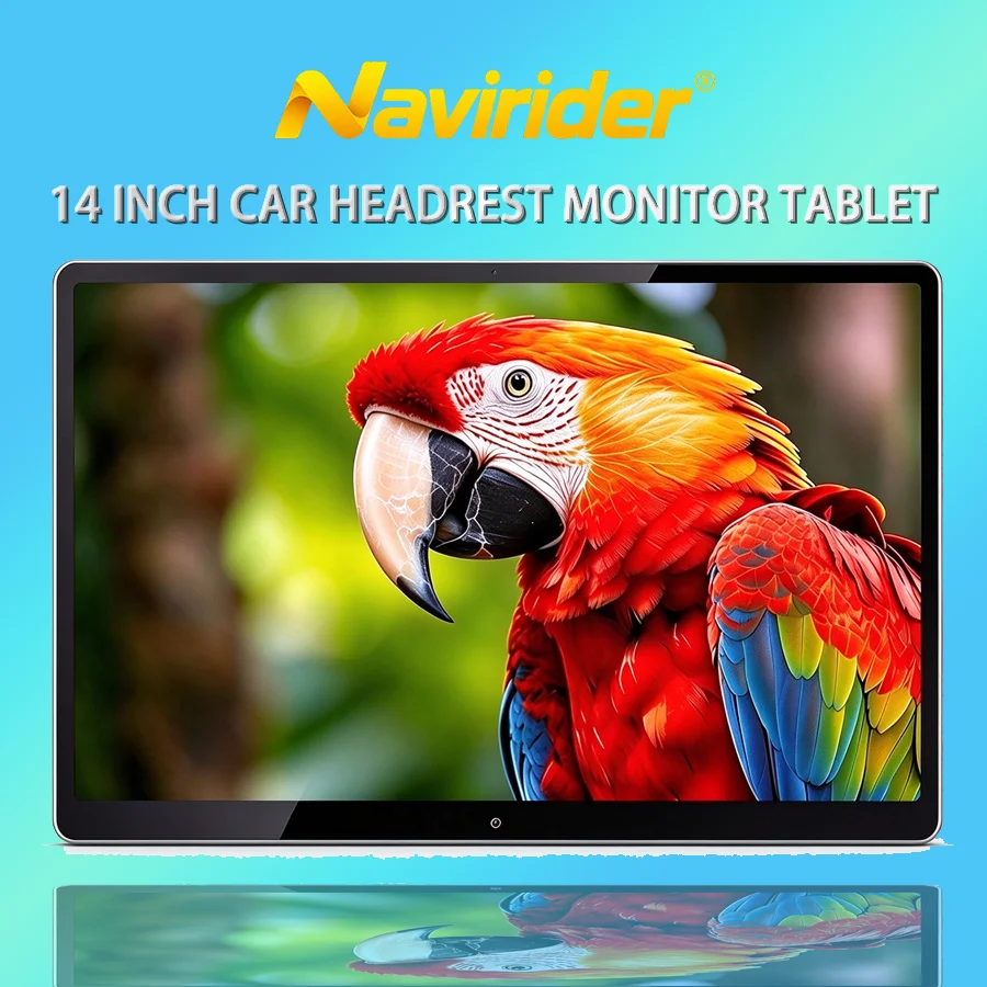 Car Headrest Display For 2027 Toyota Sienna / Granvia 14 inch Carplay Android Screen 4G Wifi Auto Rear Seat Multimedia Player