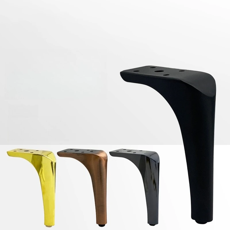 Light luxury metal sofa legs, TV cabinet support legs, coffee table furniture legs accessories, height increasing foot pads